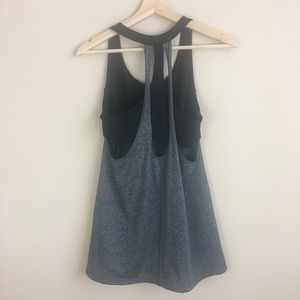 Champion Workout Cycling Yoga Tank Built-in Bra